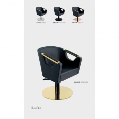 Professional hairdressing chair SACHA GOLD 1