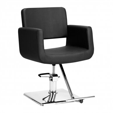 Professional barber chair CUBA/HELSINKI, black color 1