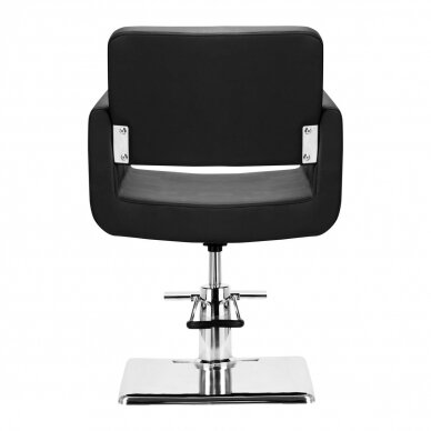 Professional barber chair CUBA/HELSINKI, black color 2