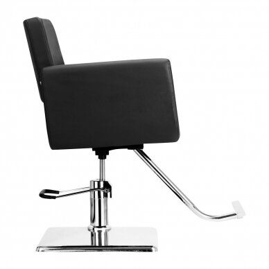 Professional barber chair CUBA/HELSINKI, black color 3