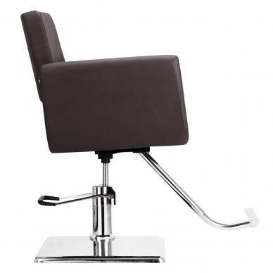 Professional hairdressing chair CUBA/HELSINKI, brown 4