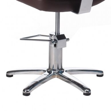 Professional hairdressing chair DARIO BH-8163, brown color 3