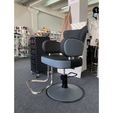 GABBIANO professional hairdressing chair EINDHOVEN, grey 7