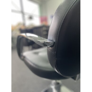 Professional hairdressing chair GABBIANO ASTI, black color 8