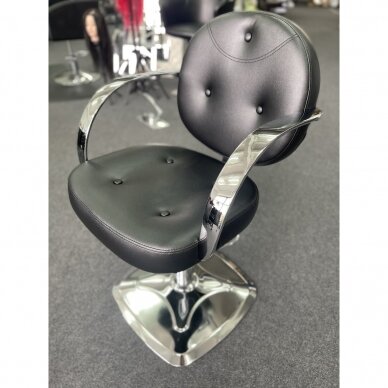 Professional hairdressing chair GABBIANO ASTI, black color 7