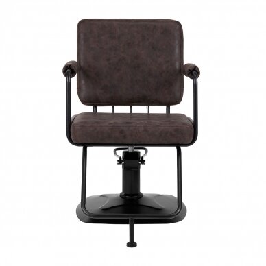 Professional hairdressing chair GABBIANO CATANIA LOFT, dark brown 2