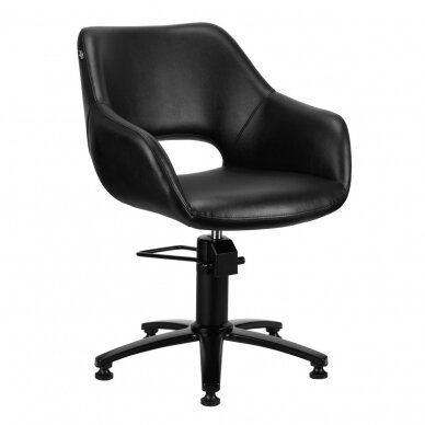 Professional hairdressing chair GABBIANO LIMA, black color