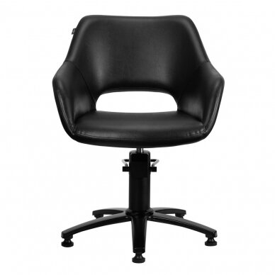 Professional hairdressing chair GABBIANO LIMA, black color 2