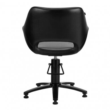 Professional hairdressing chair GABBIANO LIMA, black color 3