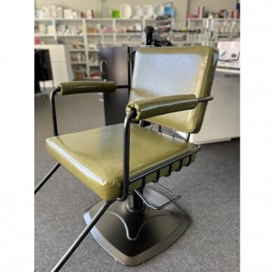 Professional hairdressing chair GABBIANO KATANIA LUFT, green 8