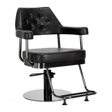 Professional hairdressing chair GABBIANO GRANADA, black color