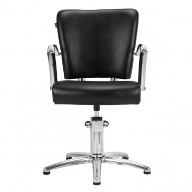 Professional hairdressing chair GABBIANO DALLAS, black color 2