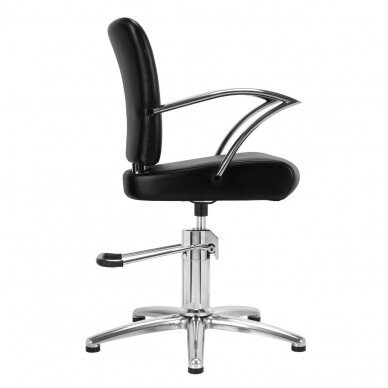 Professional hairdressing chair GABBIANO DALLAS, black color 1