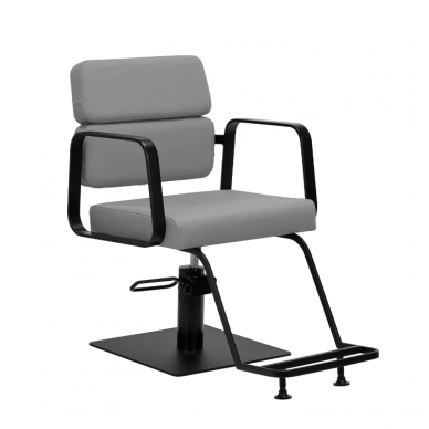 Professional hairdressing chair GABBIANO PORTO, gray color