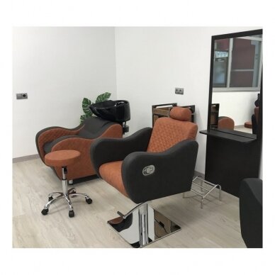 Professional hairdressing chair for beauty salons with reclining backrest GALA DE PELUQUERÍA 10