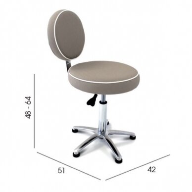 Professional master chair for beauticians and beauty salons REM UK POLO 3