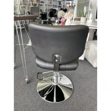 Professional hairdressing chair with footrest GABBIANO VIGO, black color 9