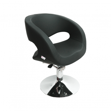 Professional hairdressing chair TK 252D8, black color