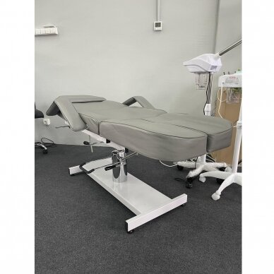 Professional cosmetic hydraulic bed / bed A 210C PEDI, gray with adjustable seat angle 9