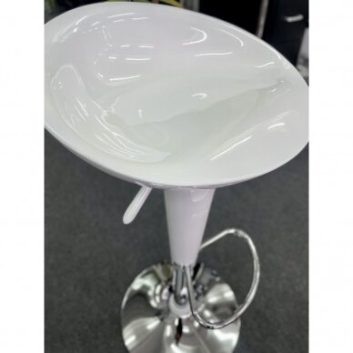 Professional make-up chair BX-1002, white color 4