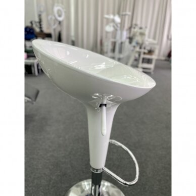 Professional make-up chair BX-1002, white color 5