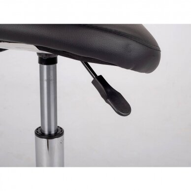 Professional master&#39;s chair - saddle for beauticians LOFI COMFYBASE K515, black color 2