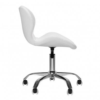 Professional master chair for beauticians QS-06, white color 4