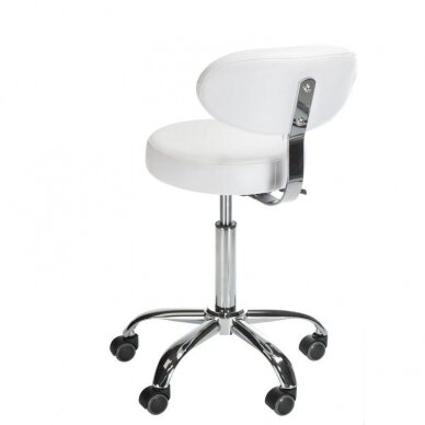 Professional master chair for beauticians and beauty salons BD-9934, white color 2