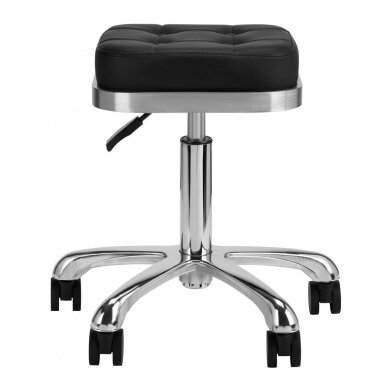 Professional master chair for beauticians M-1645, black color 1