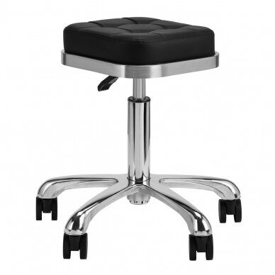 Professional master chair for beauticians M-1645, black color