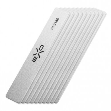 EXO PROFESSIONAL professional nail file EXO 100/180 grit, 10 pcs. 2