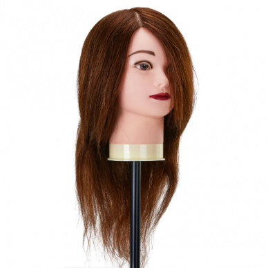 Professional natural hair head for training hairdressers and stylists GABBIANO WZ1 1