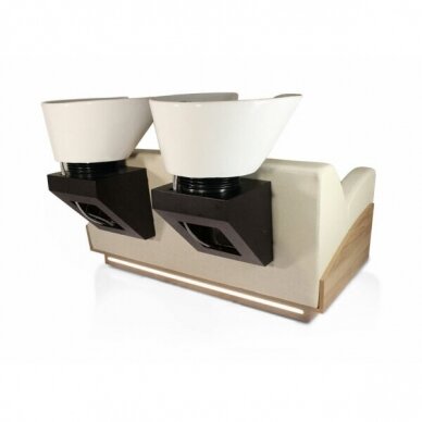 Professional double sink for hairdressers REM UK CUPID (with LED lights) 1