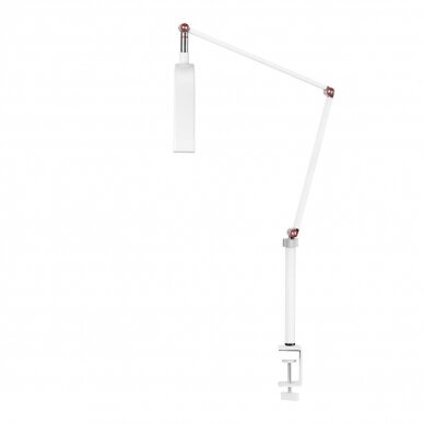 Professional procedural lamp for beauticians and beauty salons GLOW MX3, installed at the table (white color) 3