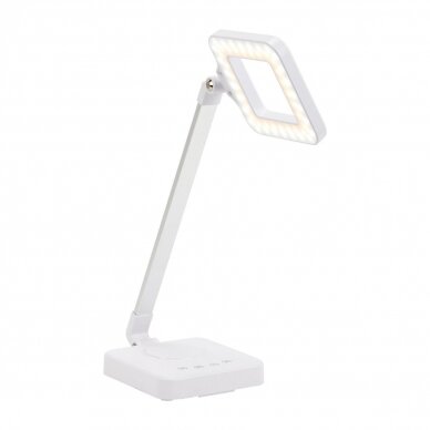 ELEGANTE RED LINE professional table lamp for manicure work ELEGANTE LED SQUARE 804, white color 3