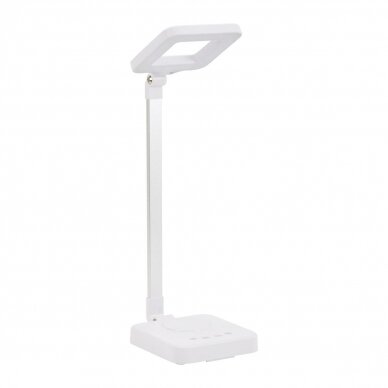 ELEGANTE RED LINE professional table lamp for manicure work ELEGANTE LED SQUARE 804, white color