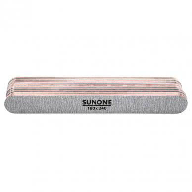 Professional SUNONE nail file, 180/240 grit, (10 pcs.) 1