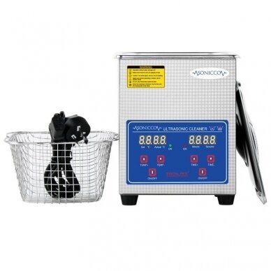 Professional ultrasonic bath for washing tools 2L ULTRA-010S (with water heating function) 6