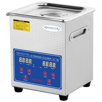 Professional ultrasonic bath for washing tools 2L ULTRA-010S (with water heating function) 1