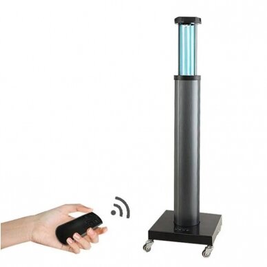 Professional UV-C lamp for disinfecting rooms and surfaces with wheels 200W