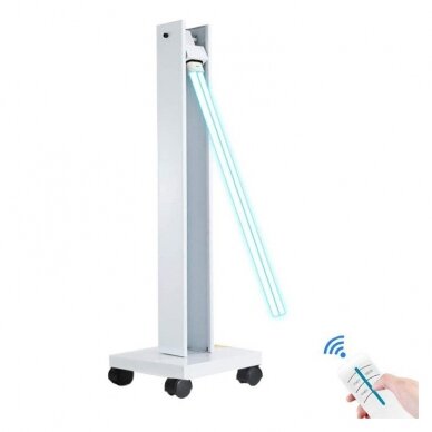 Professional UV-C lamp for disinfecting rooms and surfaces with wheels 150W