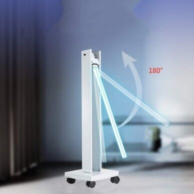 Professional UV-C lamp for disinfecting rooms and surfaces with wheels 150W 3