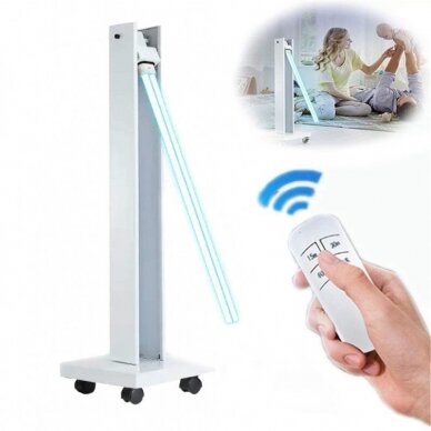 Professional UV-C lamp for disinfecting rooms and surfaces with wheels 150W 5