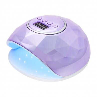 Profesionali UV/LED manikiūro ir pedikiūro lempa SHINY 86W, violetinės spalvos