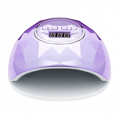 Profesionali UV/LED manikiūro ir pedikiūro lempa SHINY 86W, violetinės spalvos 2