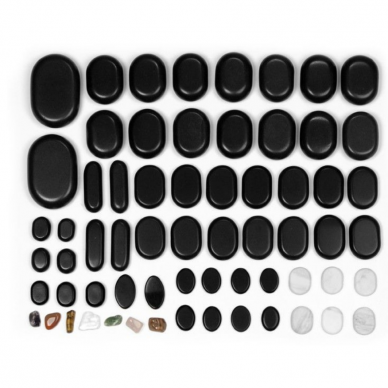 Professional stones for hot massage, 64 pcs. 1