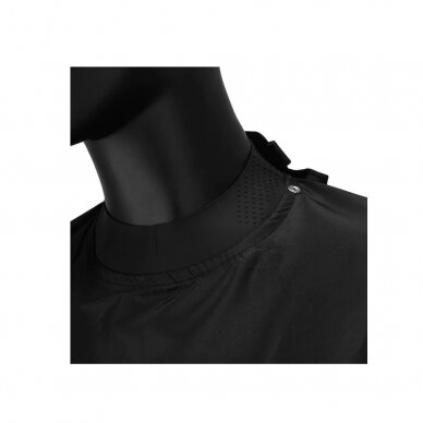 Professional cape for hairdressing procedures with rubber collar J-88 1