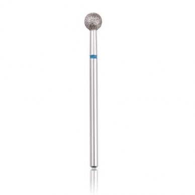 Profesional diamond nail dril tip BALL BLUE 5,0 mm