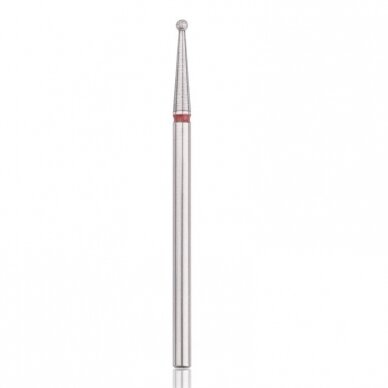 Profesional diamond nail dril tip BALL RED 1,6