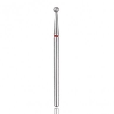 Profesional diamond nail dril tip BALL RED 2,5